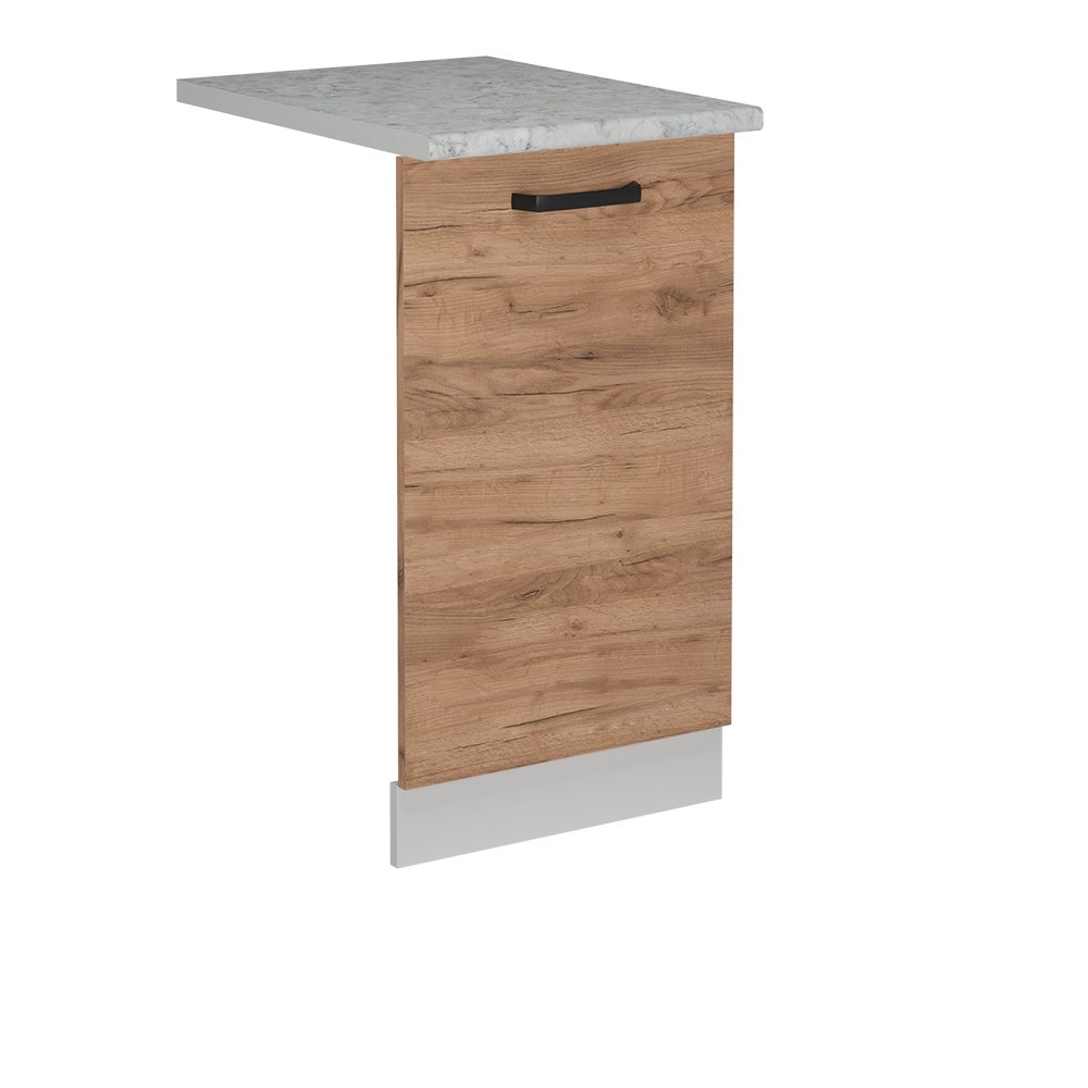 Vicco Panel przedni zmywarki R-Line, Złoty dąb energetyczny, 45 cm , BP Marmur