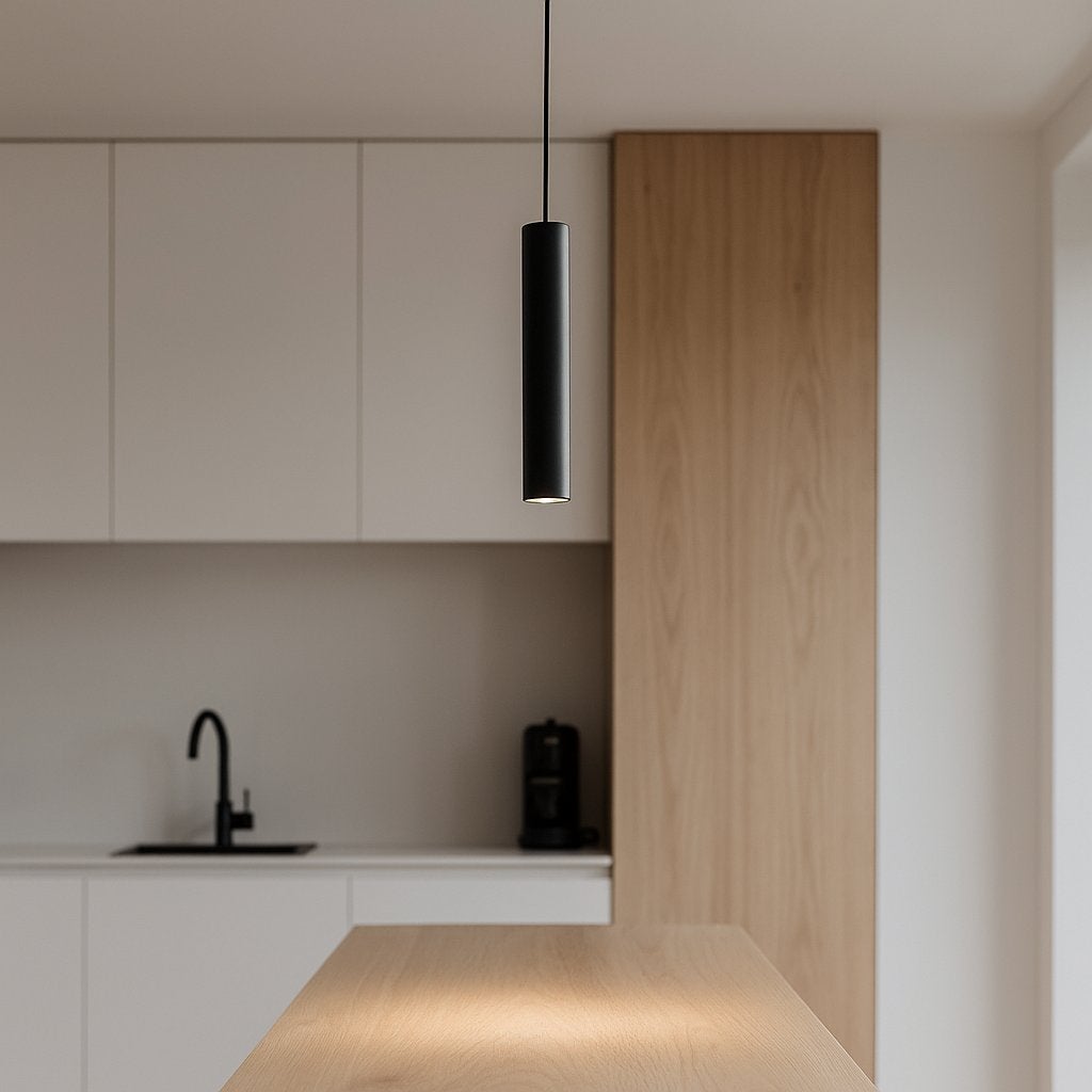 Lampa wisząca Keon LED GU10 131 cm IP20 sufitowa punktowa slim czarna MasterLED - 3