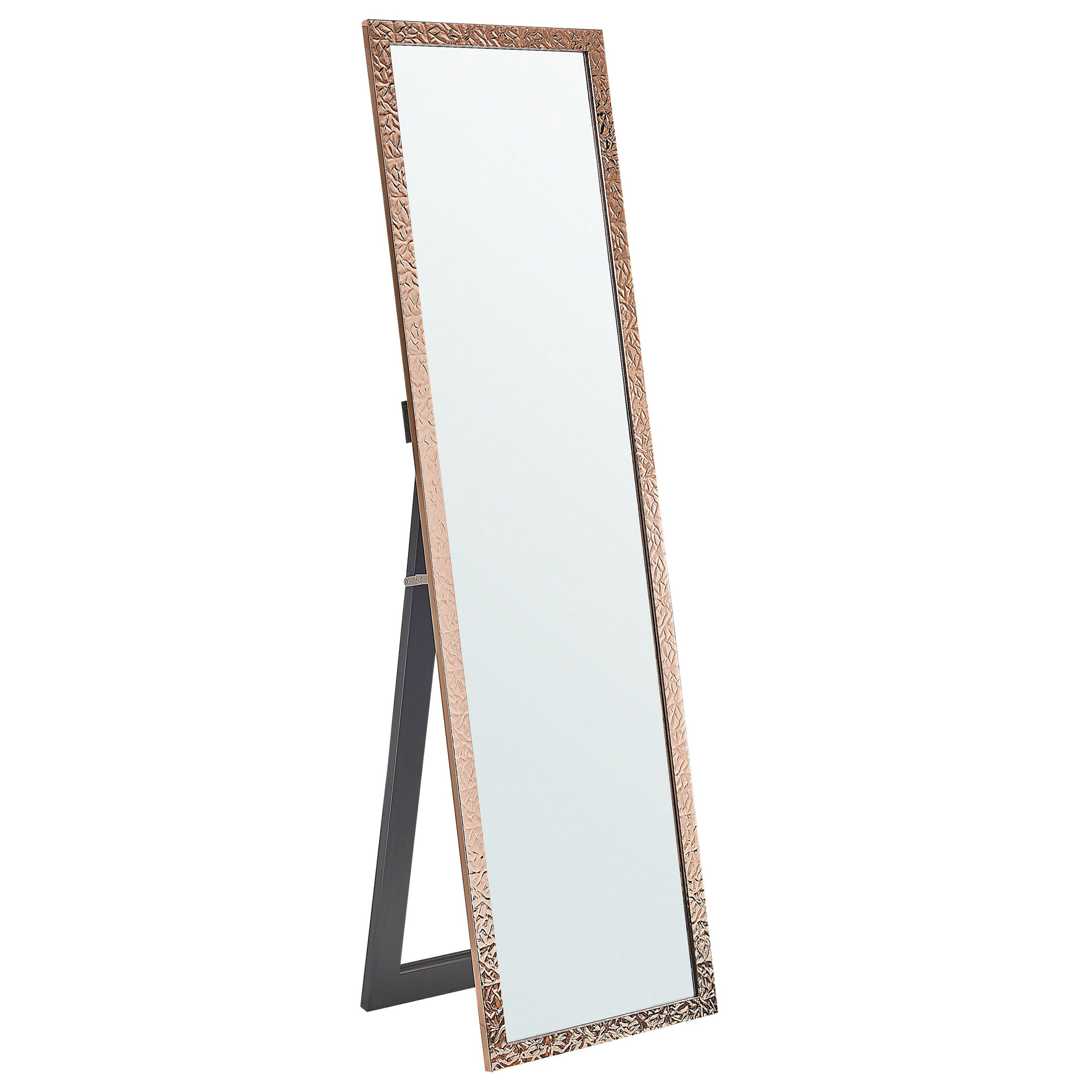 Miroir Ancien Porte Armoire Noyer Galbé | Biseauté | H. 176 cm