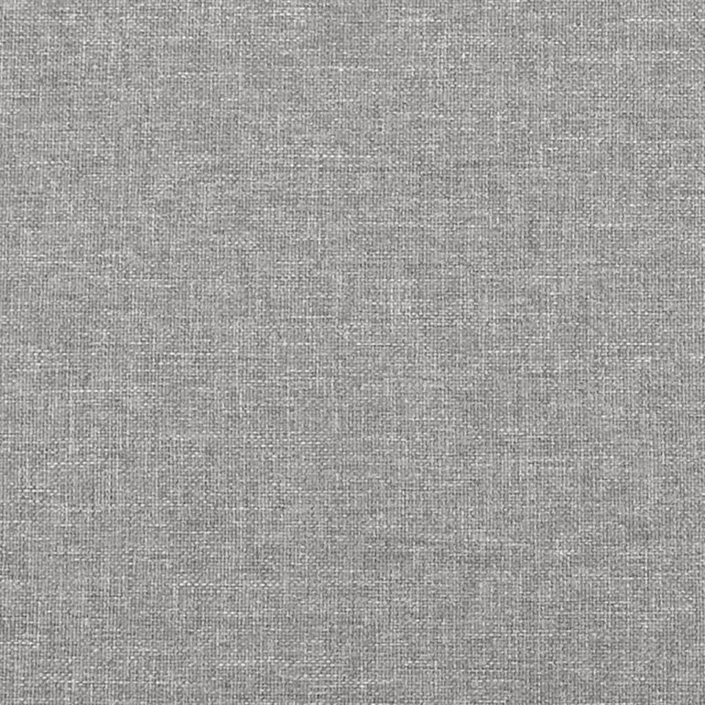 Cabecero，Cabecero de cama，Panel de Cabecera con orejas de terciopelo gris claro 203x23x118/128 cm CFW67137 - 5