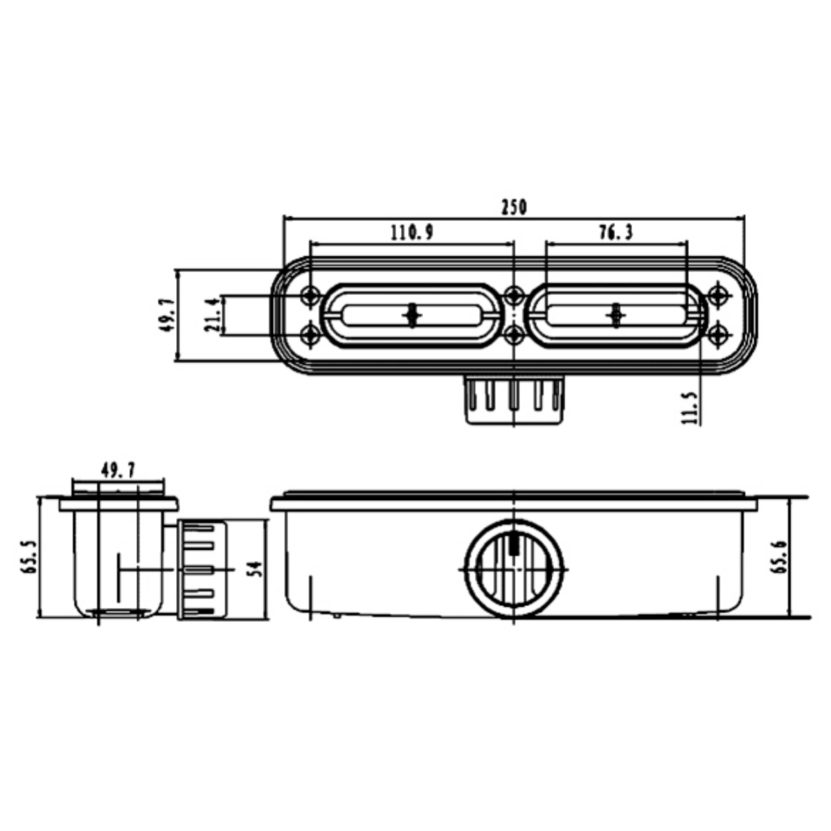 Receveur de Douche Extraplat 160x90x3cm Beige en Résine Minérale - Antidérapant, Texture Ardoise - RAGNAR LAVABERG - 7