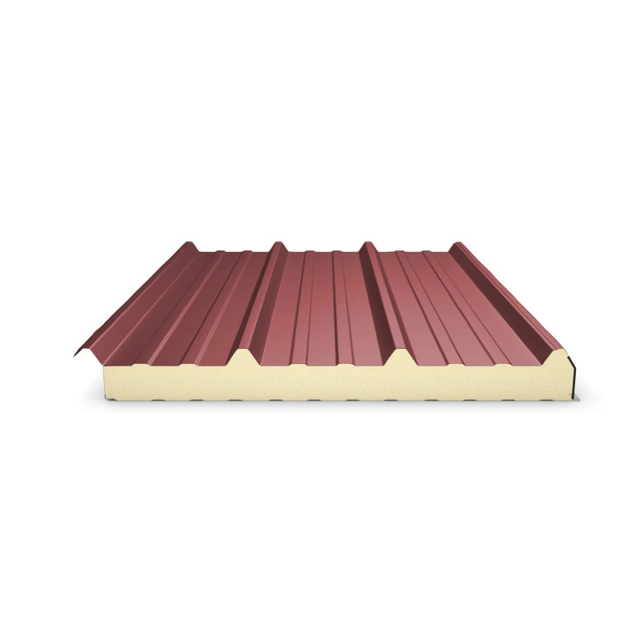 Panneau Sandwich isolé 40mm Ondatherm T RAL 8012 - ARCELOR 8.10 m