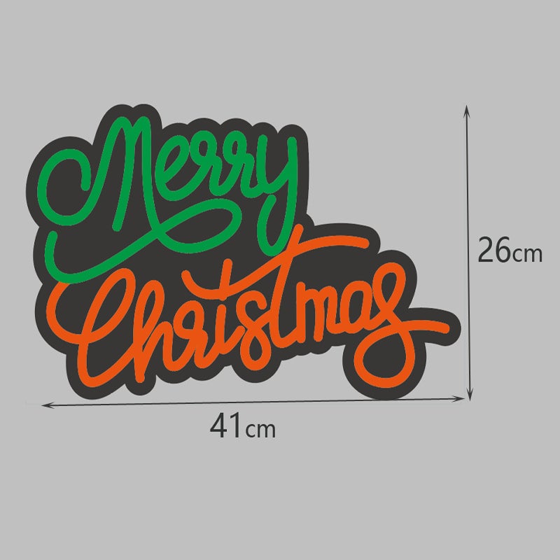 Enseigne Au Néon Joyeux Noël, Enseigne LED De Noël En Forme D'élan