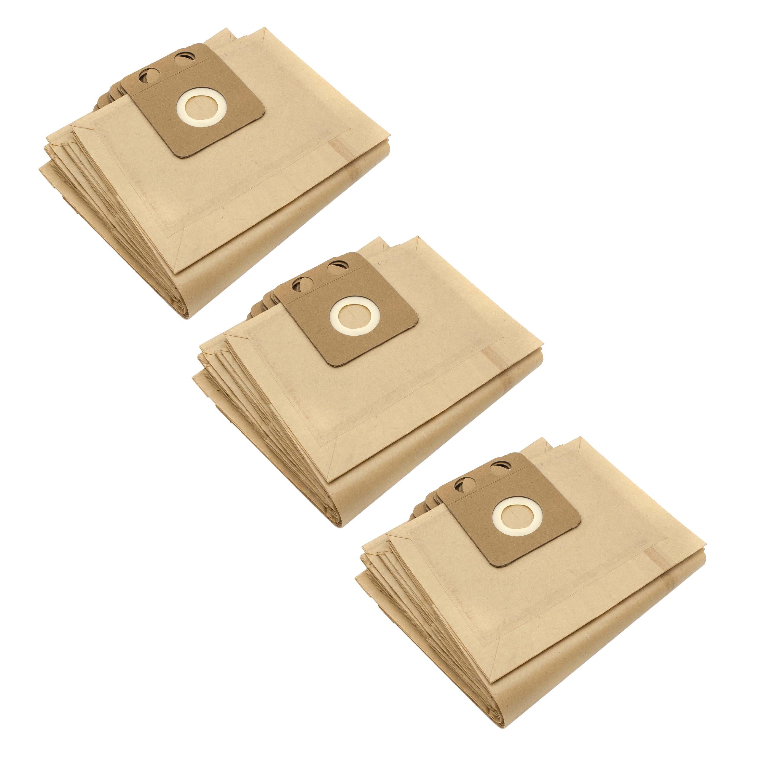 vhbw 30x sacs compatible avec Nilfisk / Alto VP 300 Hepa aspirateur - papier, marron - 3
