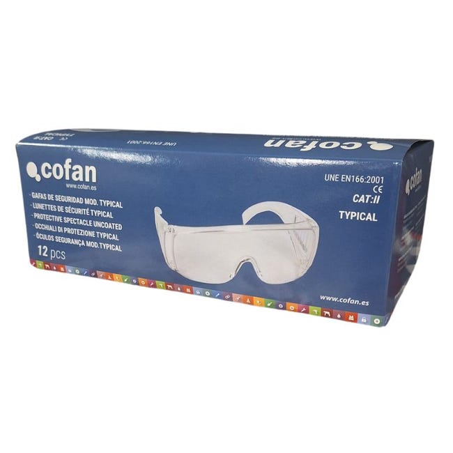 Gafas de Seguridad Laboral Modelo Typical con protección Pack de