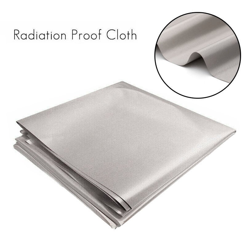 Tissu de protection anti-ondes électromagnétiques (100 cm x 110 cm) bloquant les signaux RFID, WiFi, RF, LF et EMI. Tissu à haute conductivité. - 3