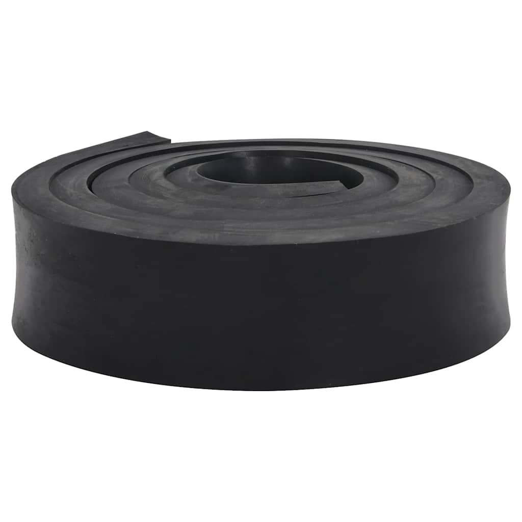 Borde De Goma Para Quitanieves - 200x15x1 Cm, Negro, Con Refuerzo De Malla, Para Proteger Superficies