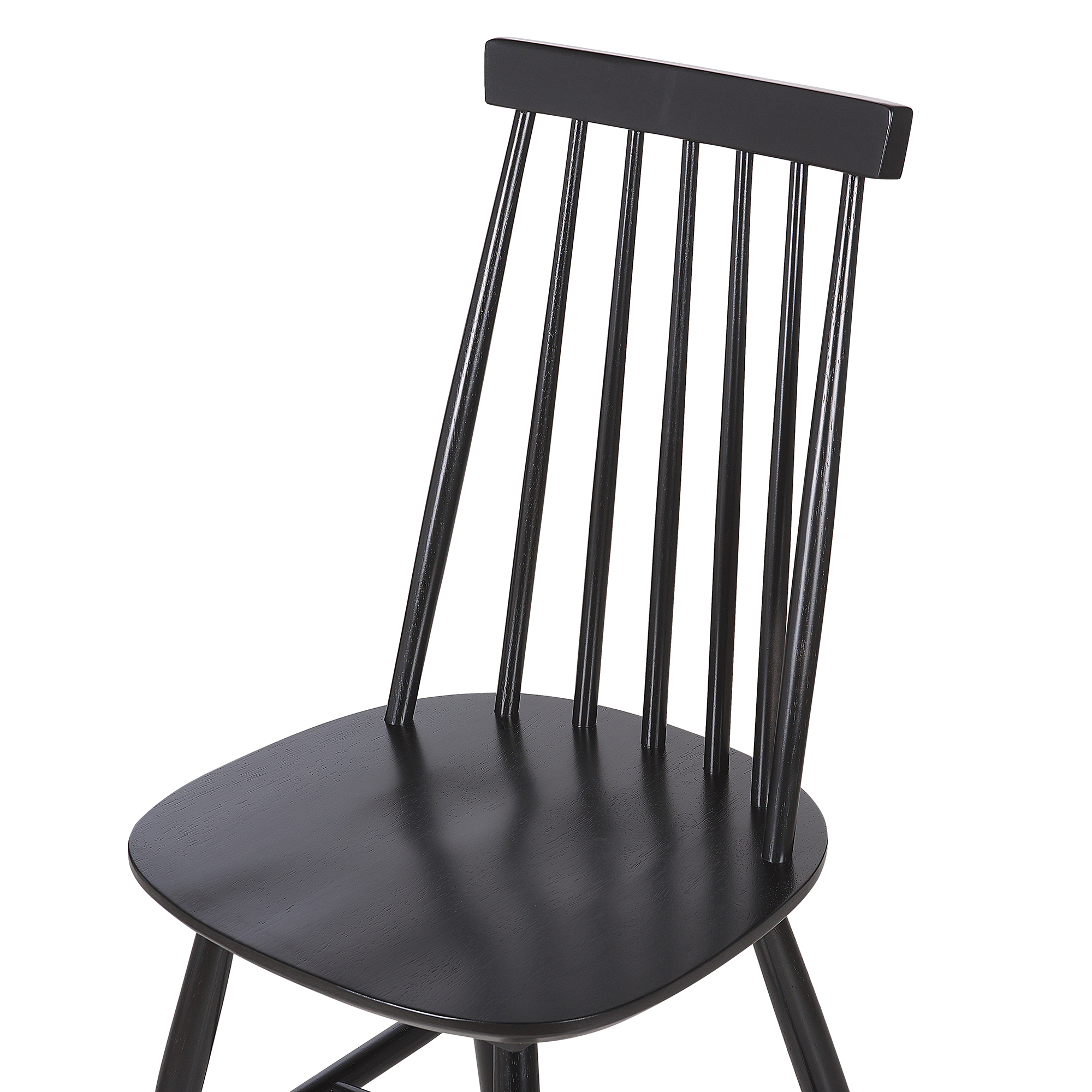 Set di 2 sedie da pranzo BURBANK Legno Nero - 6