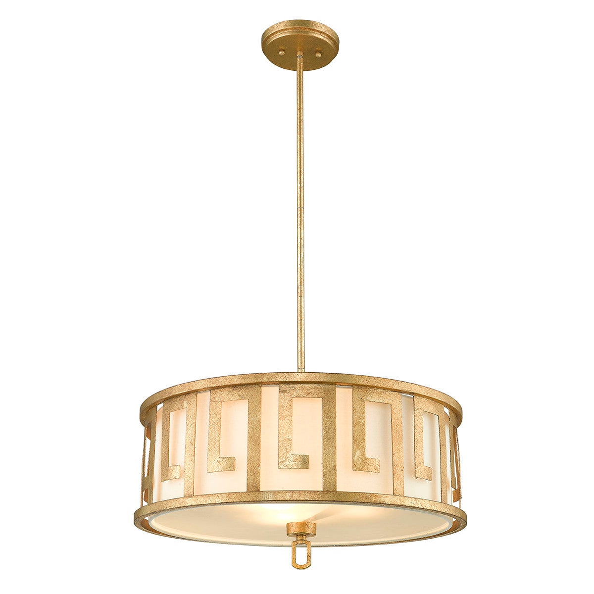 Lampa wisząca Lemuria postarzane złoto 3 x E27 x 60W wym:123,2x54,6x54,6cm Gilded Nola