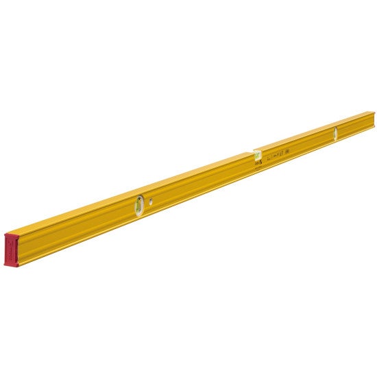 Niveau à Bulle Stabila Type 80 M Installation 60 Cm – Avec Indentations & Bouchons Antidérapants, Précision Pro