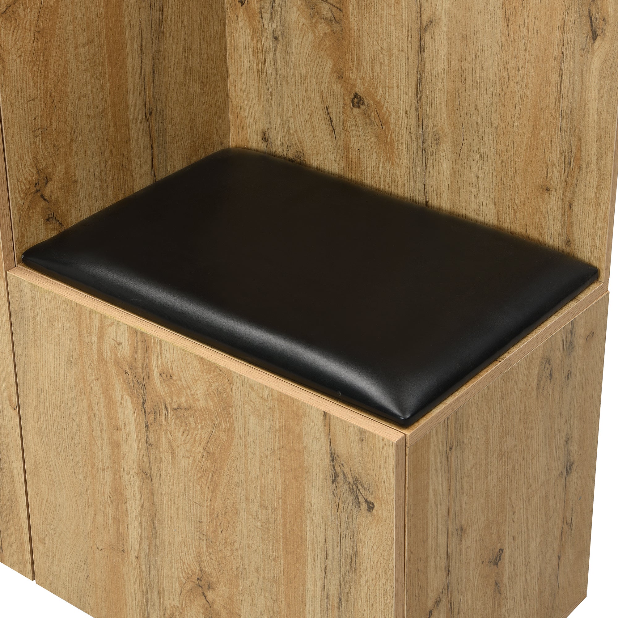 Meuble d'Entrée avec Structure Haute pour Vestiaire , en MDF , 98,5x38x191 cm , Nature - 7