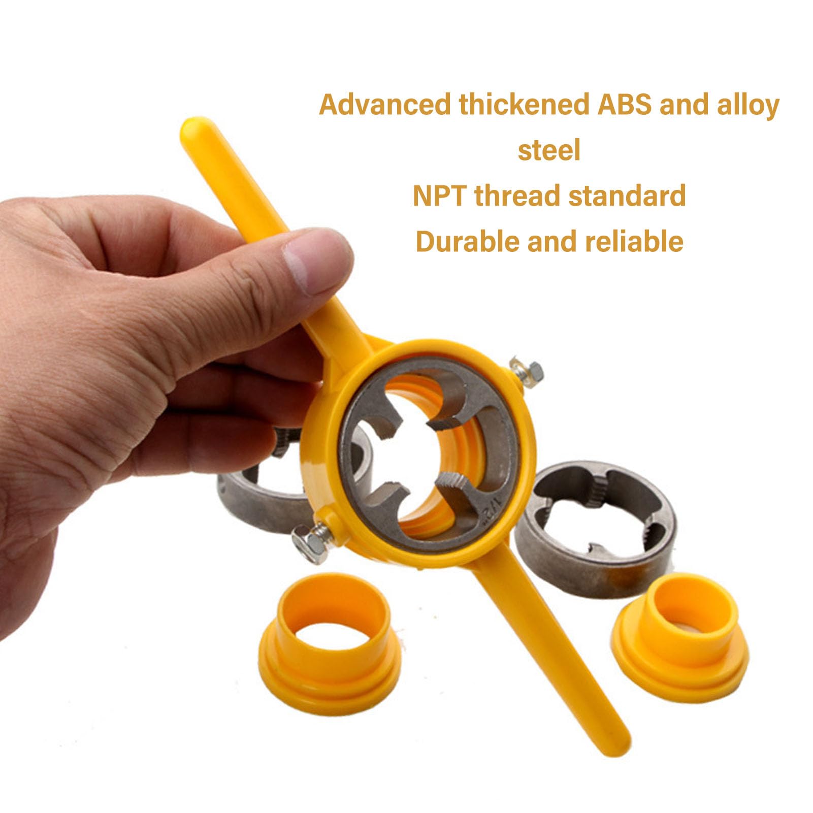 Kit Alesatore Per Tubi PVC Da 6 Pezzi – Utensili Idraulici Per Raccorderia – 1/2 A 4 Pollici