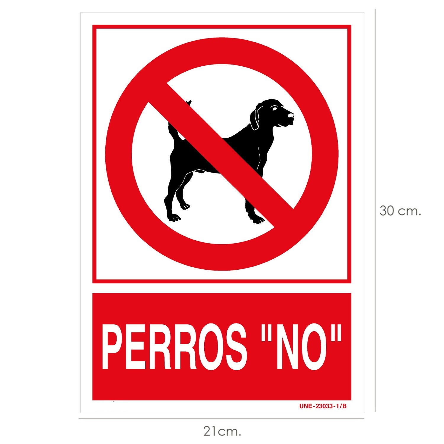 Señal Advertencia Perro Señal De Advertencia 'Cuidado Perro Suelto' - Tamaño 20 X 30 Cm, Plástico Resistente A La Intemperie Cartel "cuidado Con El Perro" 20x30