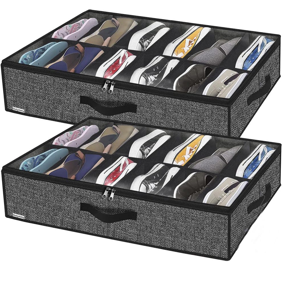 Bolsa de almacenamiento para zapatos con ventana transparente (2