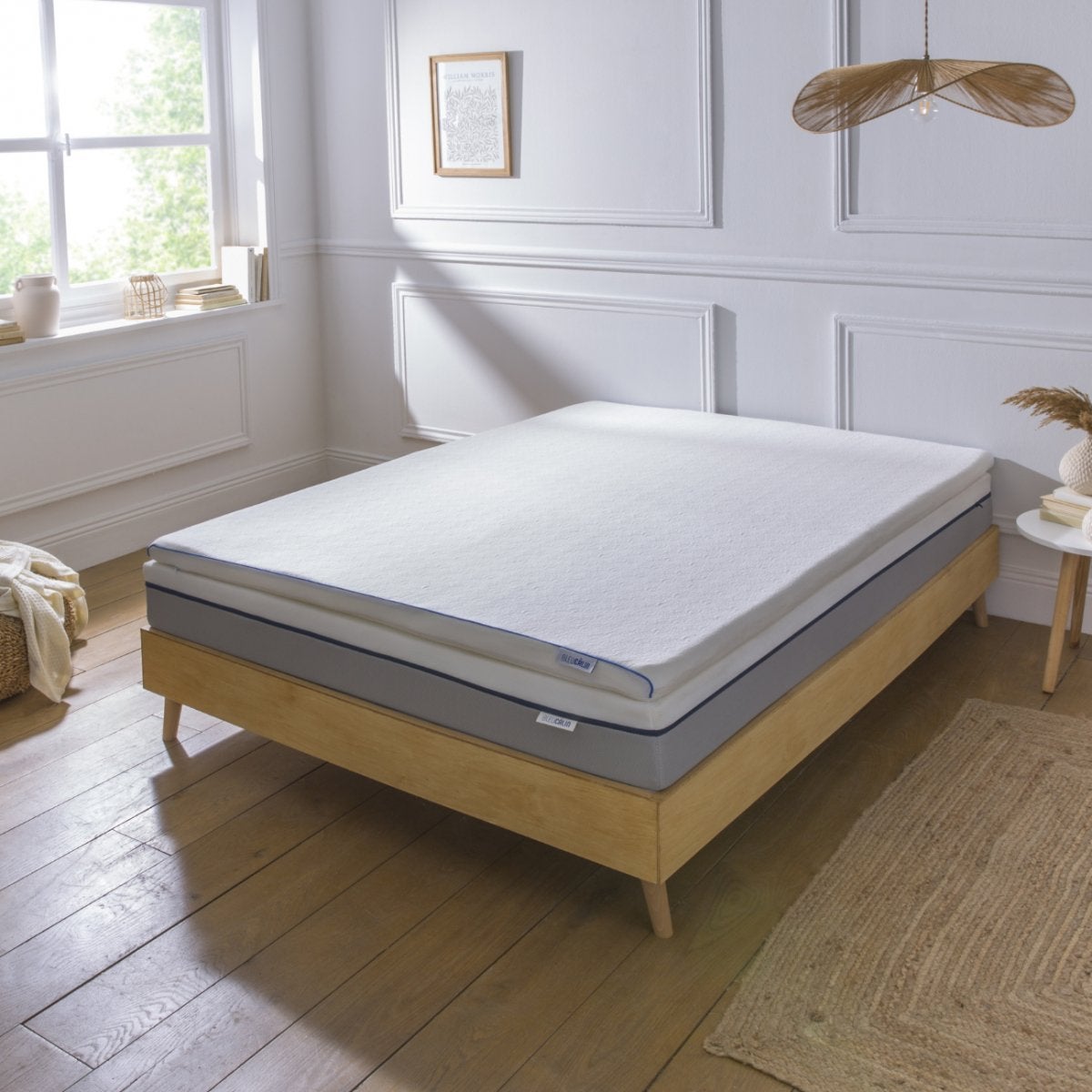 Surmatelas mousse mémoire de forme 7 cm Someo S75 - Hôtellerie