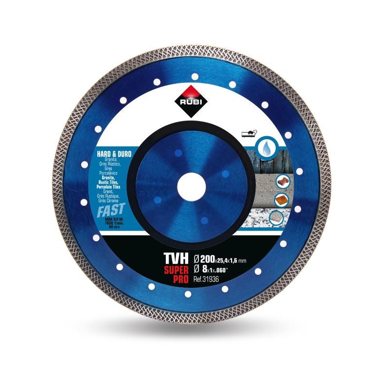 DISQUE DIAMANT TVH SUPERPRO RUBI - 200 mm - 2