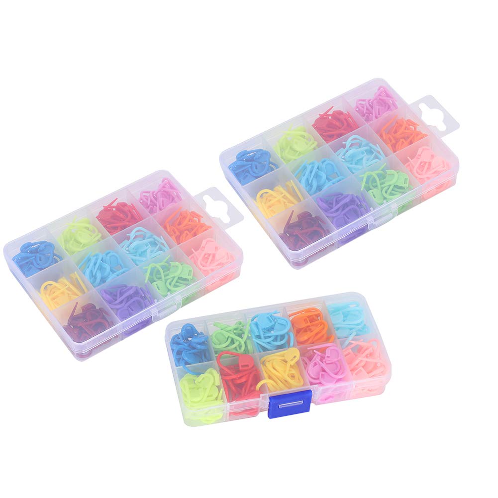 Accessoire Tricot Portable Projet Lot De 100 Marqueurs De Point En Métal Colorés Pour Loisirs Créatifs, Projets De Tricot, Accessoires Essentiels Au Crochet Taille 1.2 Cm
