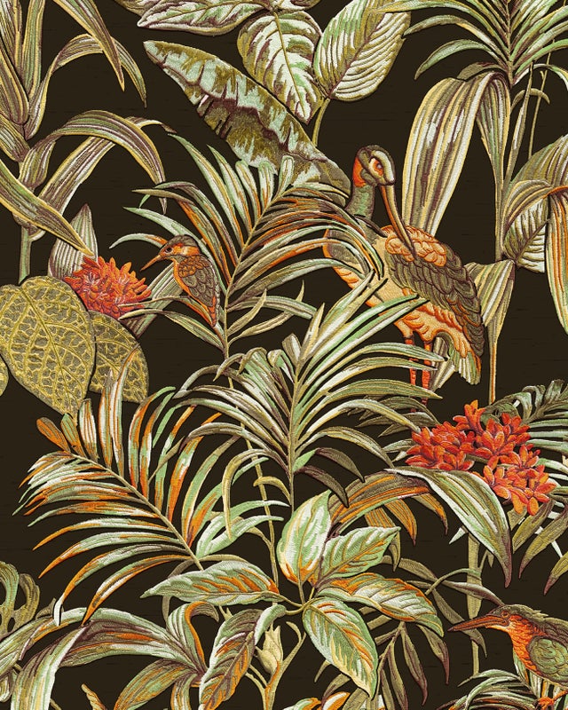 Tapisserie Murale Vintage En Laine Tissée Main, Motif Animaux Et Arbre De Vie