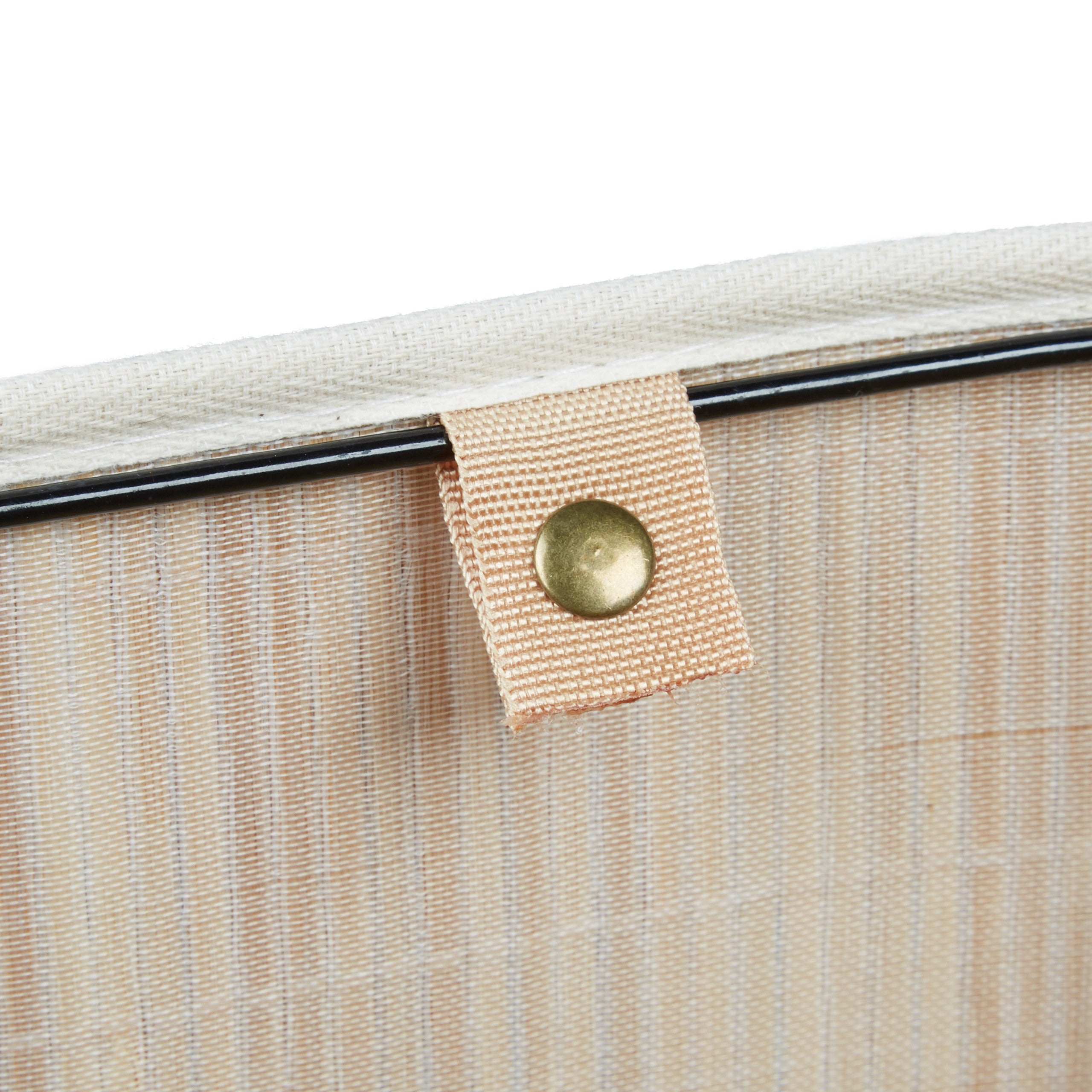 Cesta para pan, Panera, Funda de tela, 16,5 x 33,5 x 23,5 cm, 1 Ud., Marrón, Relaxdays - 8