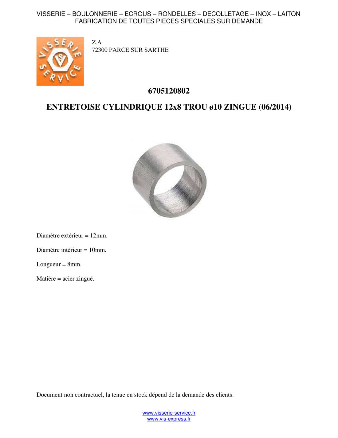 Pack De 25 Entretoises Hexagonales 1/4" M-F 4-40 En Acier Inoxydable - McMaster-Carr, Neuf