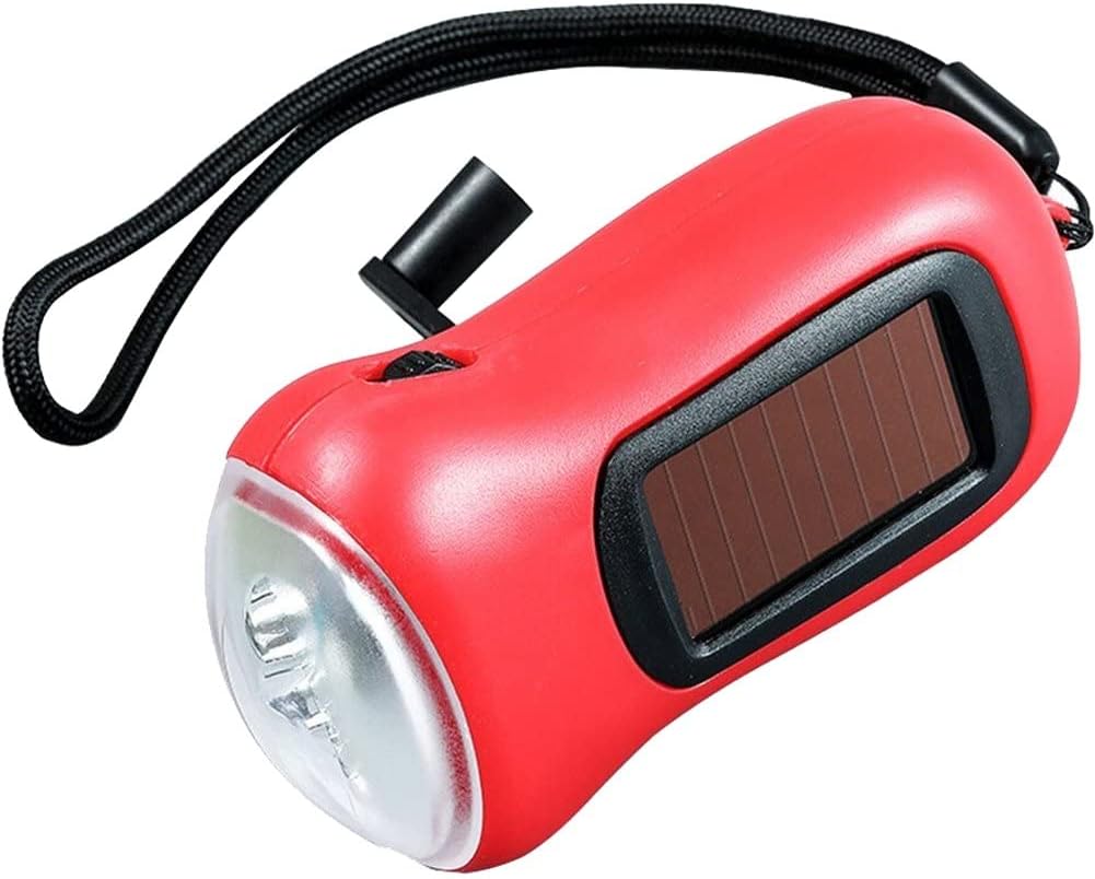 Lampe De Poche Led Solaire À Manivelle, Énergie Solaire, Production D