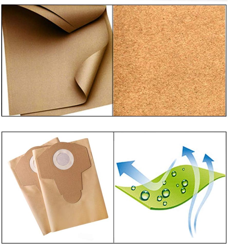 10 sacchetti per Parkside Lidl PNTS 1300 PNTS 1250, 1250/9, PNTS 1300 A1, B2, C3, D3, E4, F5 - 3