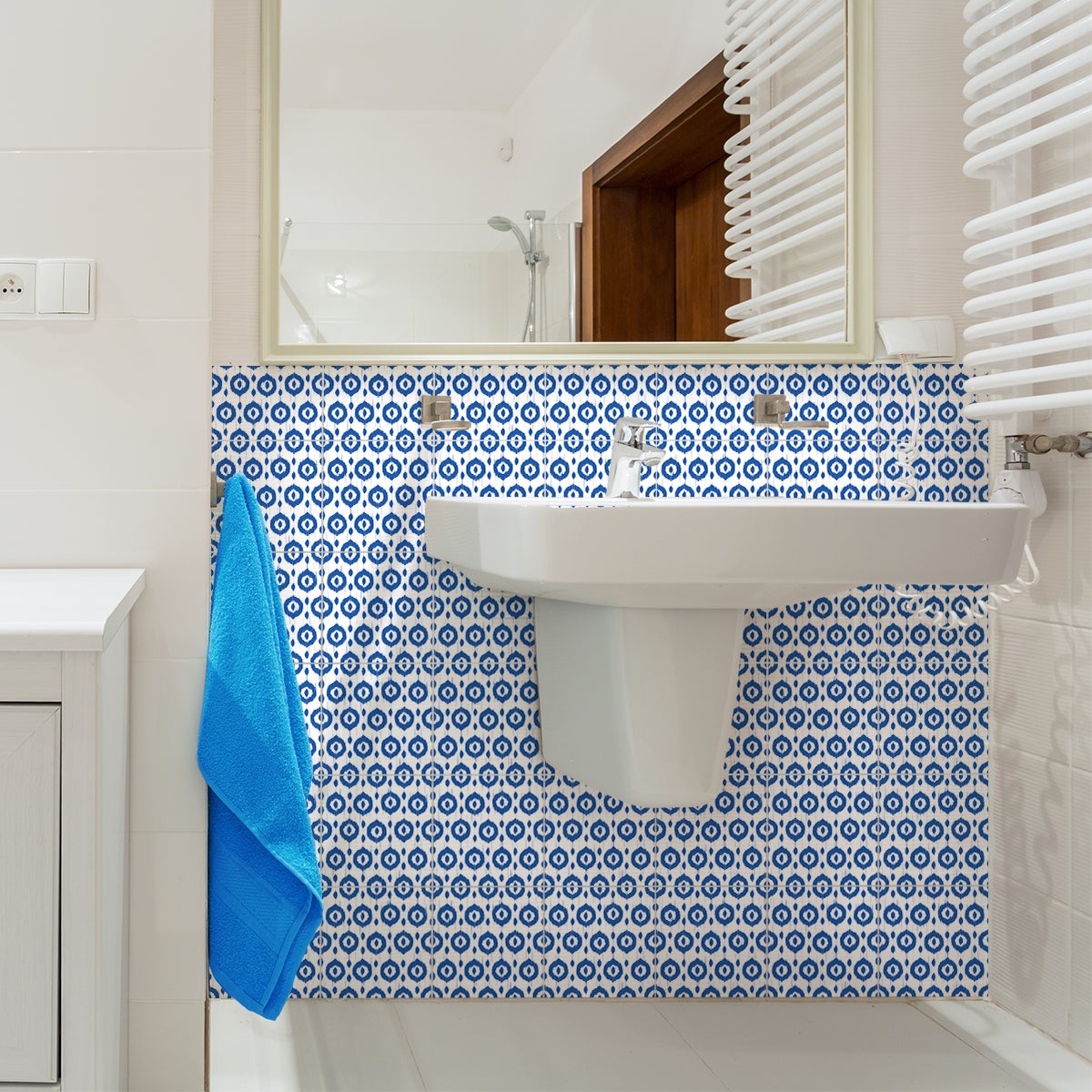 Sticker Mural Carrelage Adhésif Cuisine Salle De Bain - 24 STICKERS Carrelages Oriental Azemmour 24stickers10x10cm 86807044