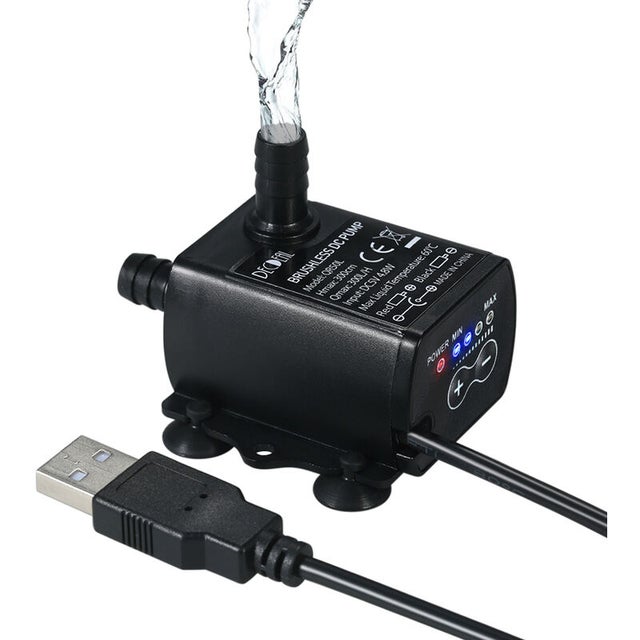 Mini Pompe Électrique Métallique Avant/Arrière - Idéale Pour Ravitaillement Modèles Réduits & RC