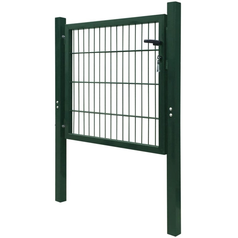 Portillon Acier Vert 105x150 cm - 3