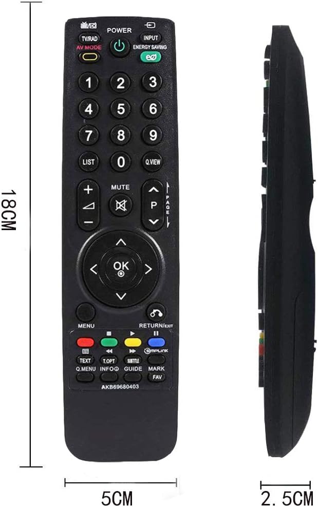 Télécommande de remplacement pour LG AKB69680403 TV téléviseur