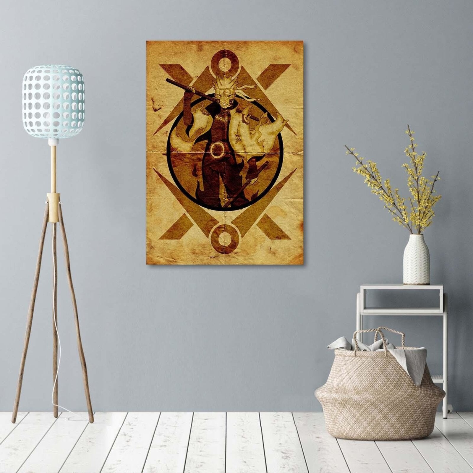 Tableau Naruto médaillon de Naruto Uzumaki III - 50 x 70 cm - 3