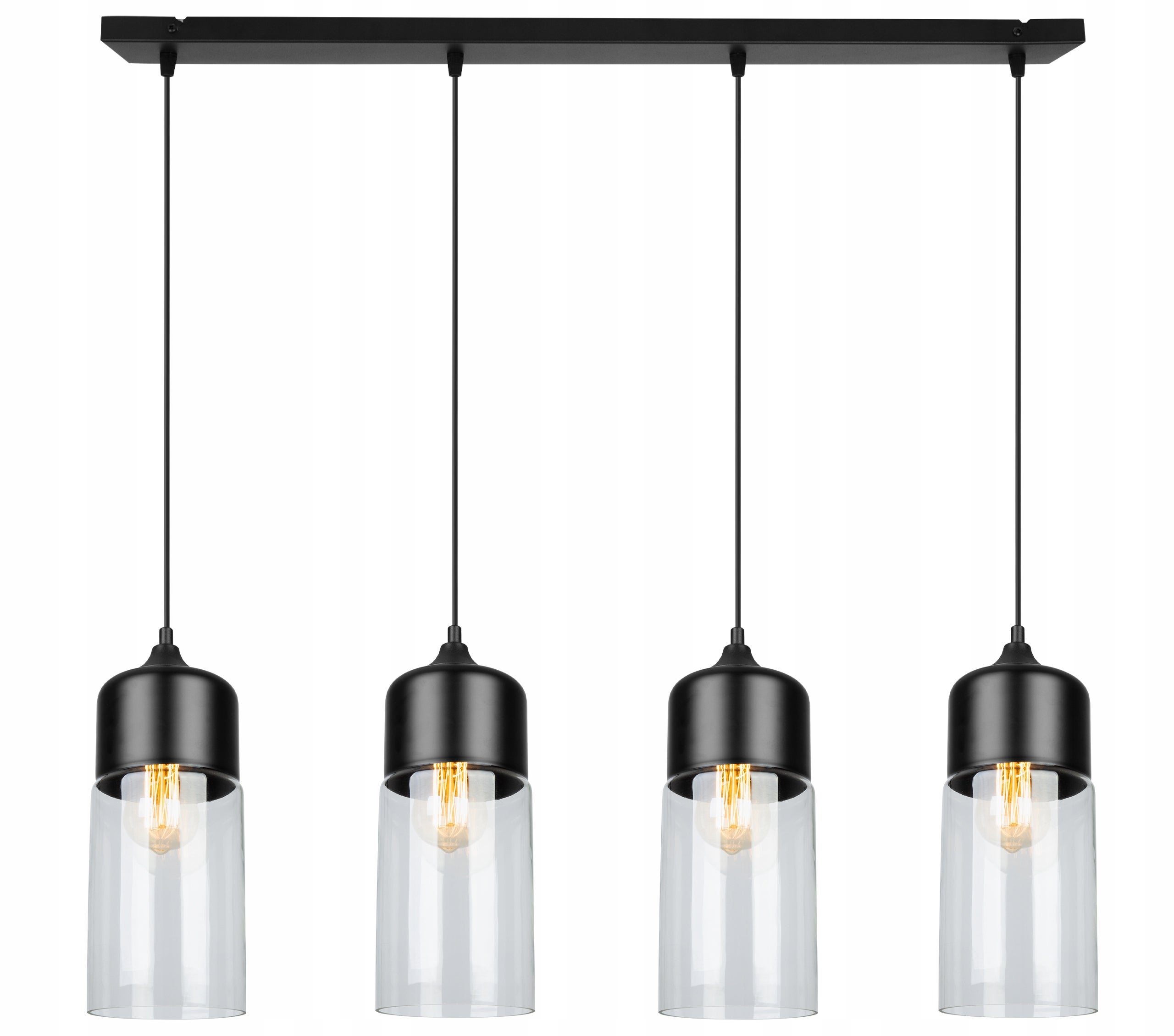 Lampa sufitowa wisząca plafon ze szklanym kloszem Light Home LH