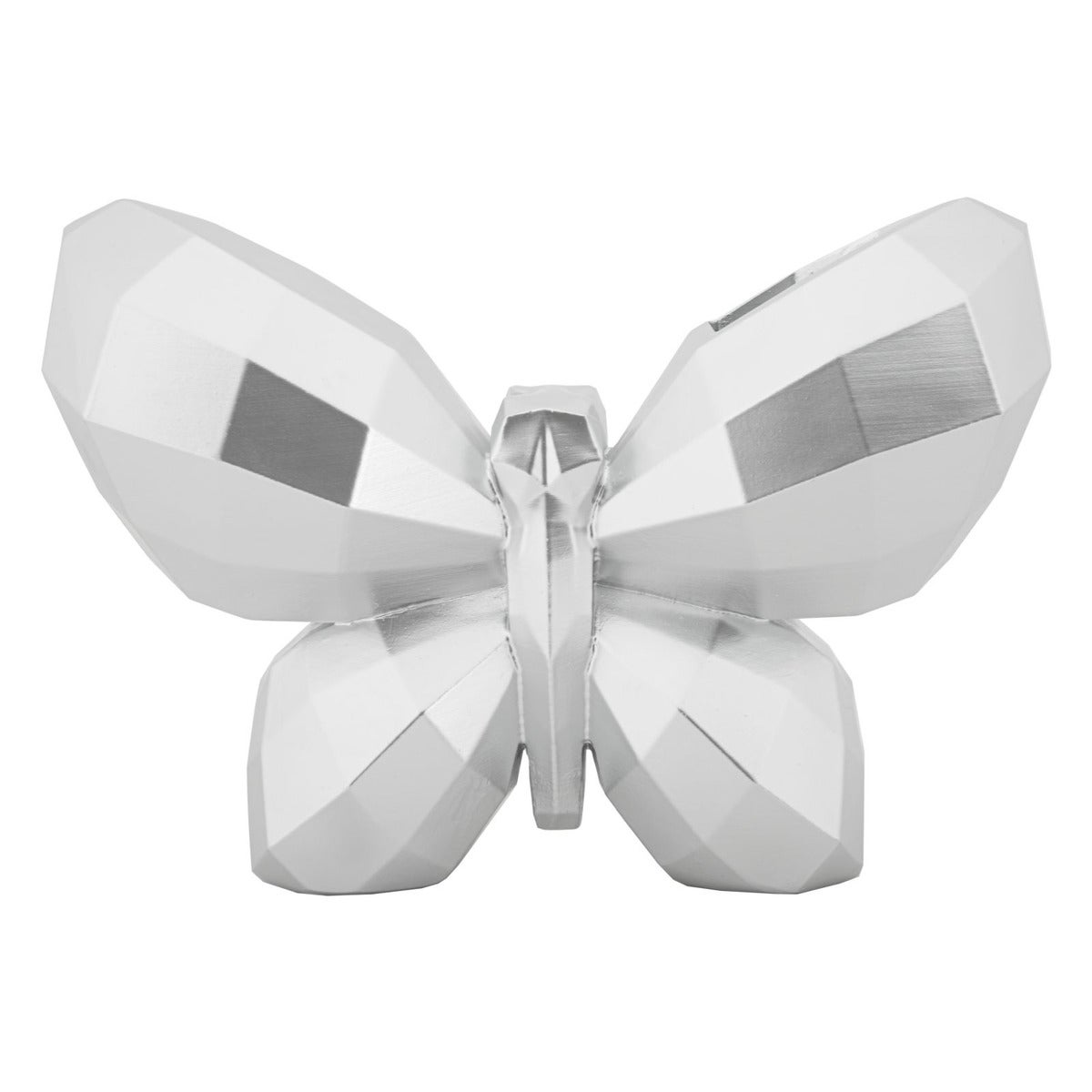 Wazon Dekoracyjny Motyl, Poliżywica, Srebrny, Seven Design