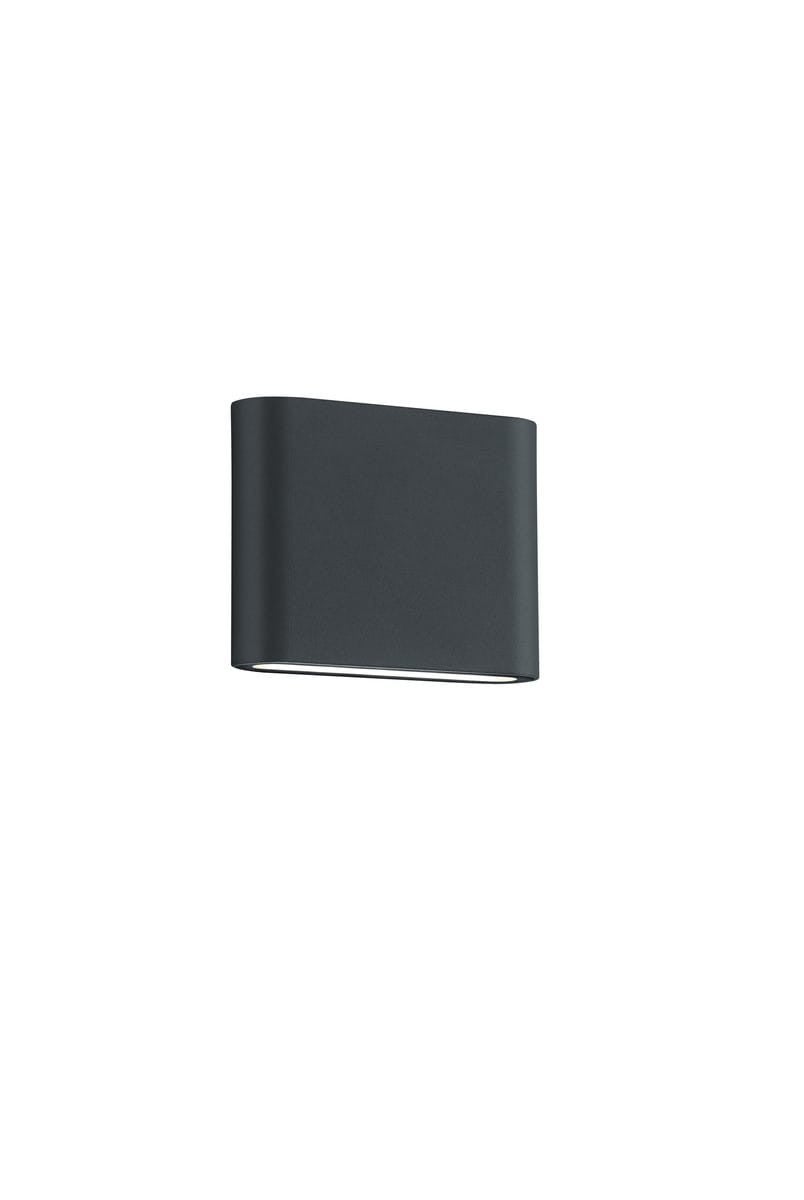 Kinkiet zewnętrzny THAMES II LED 3W Ciepła biel 260lm antracyt wym:9x11,5x11,5cm IP54 Trio