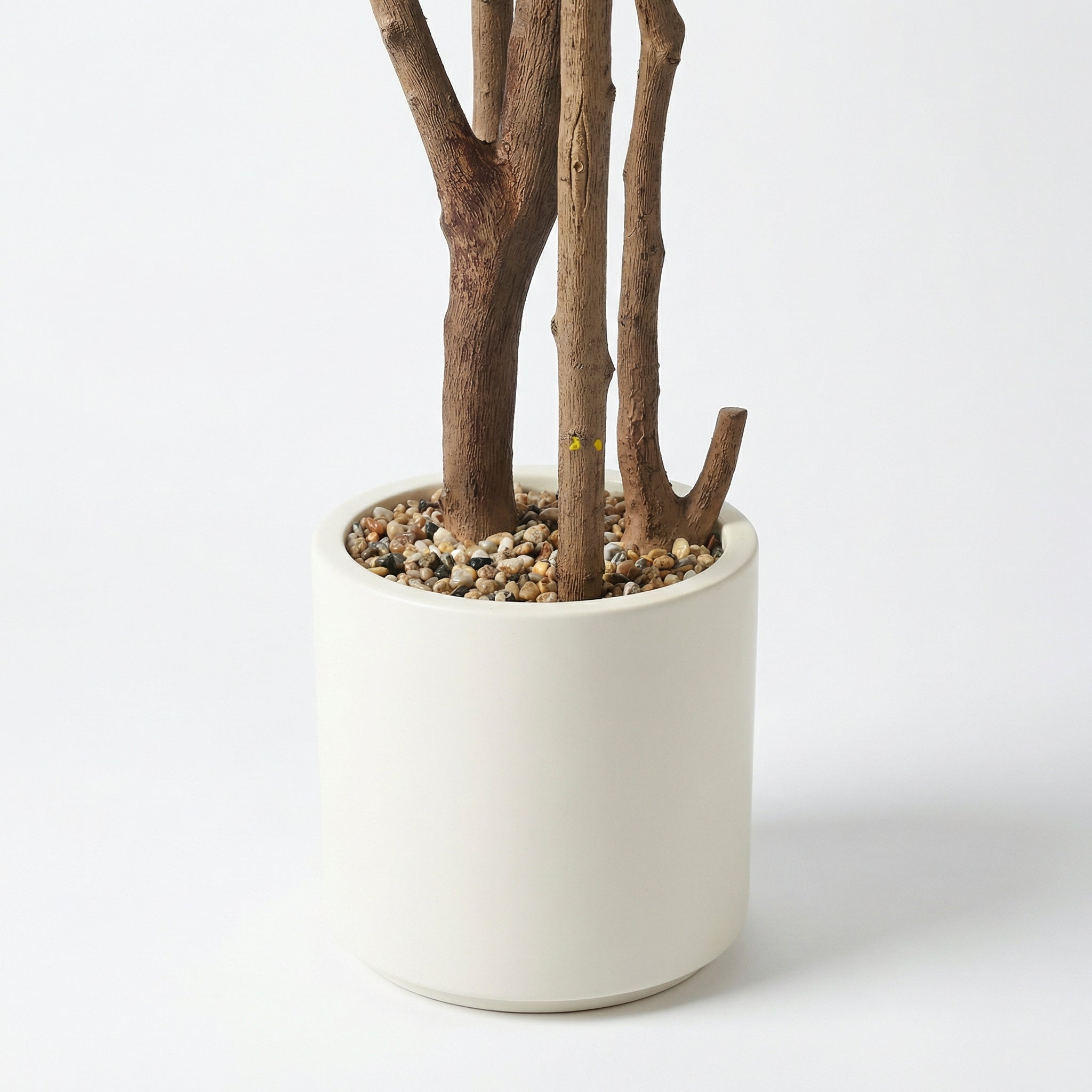 Planta artificial decorativa Osmanthus de 210 cm en maceta color verde - 4