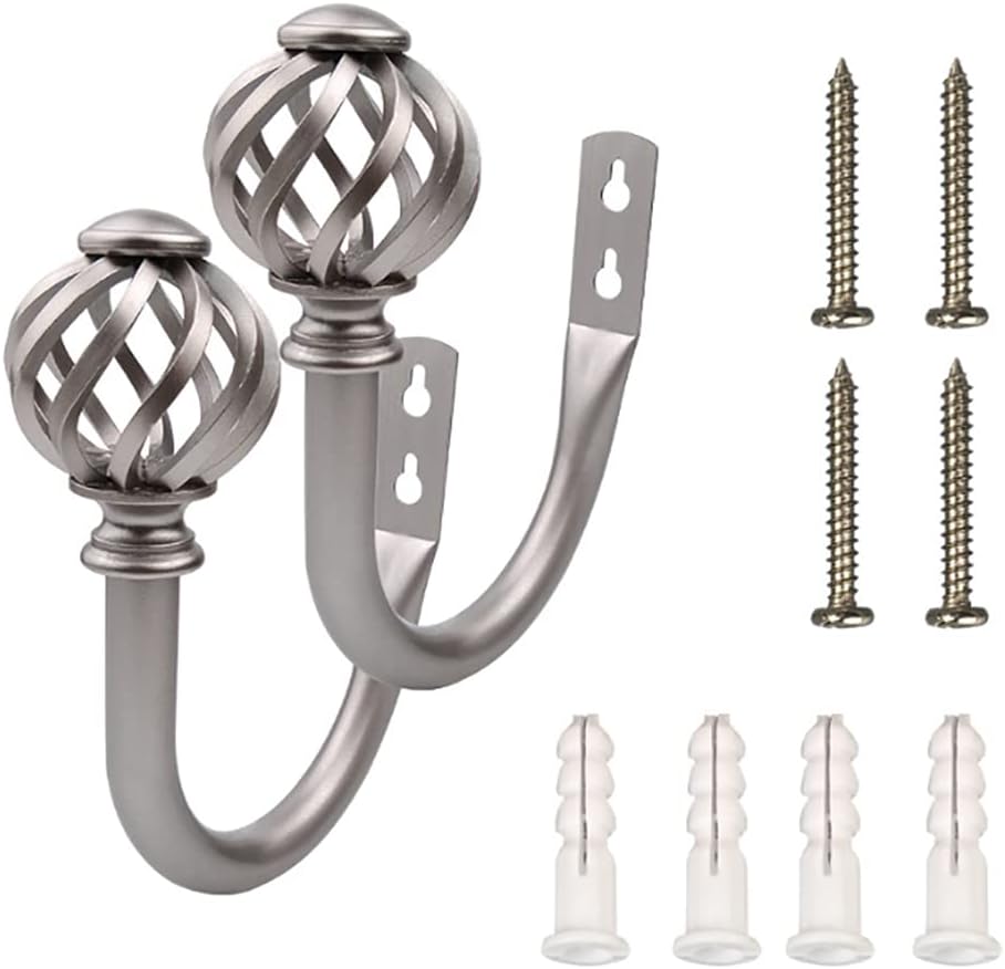 Embrasses à Rideaux Crochets Murals U Métal Curtain Tiebacks, Rideau