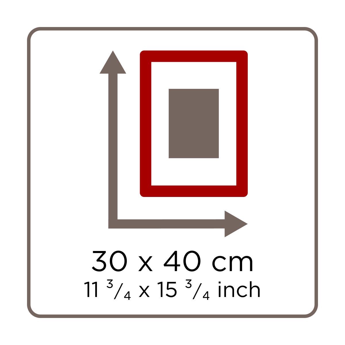 Steel Style Cadre en acier 030X040 ARGENT - 4
