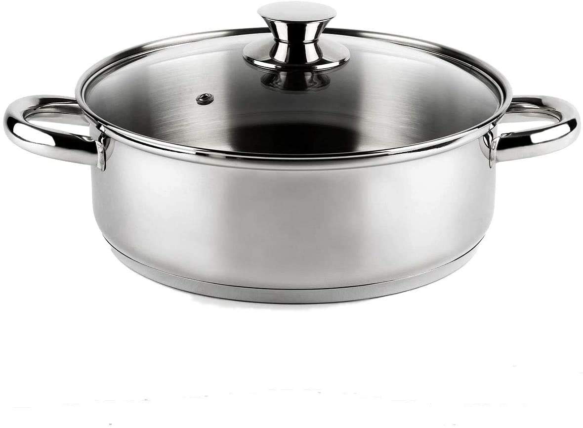 Casseruola IBILI Noah 32 Cm - Acciaio Inox 18/10, Con Coperchio | Adatta Induzione, Capacità 4.8L - Foto 3