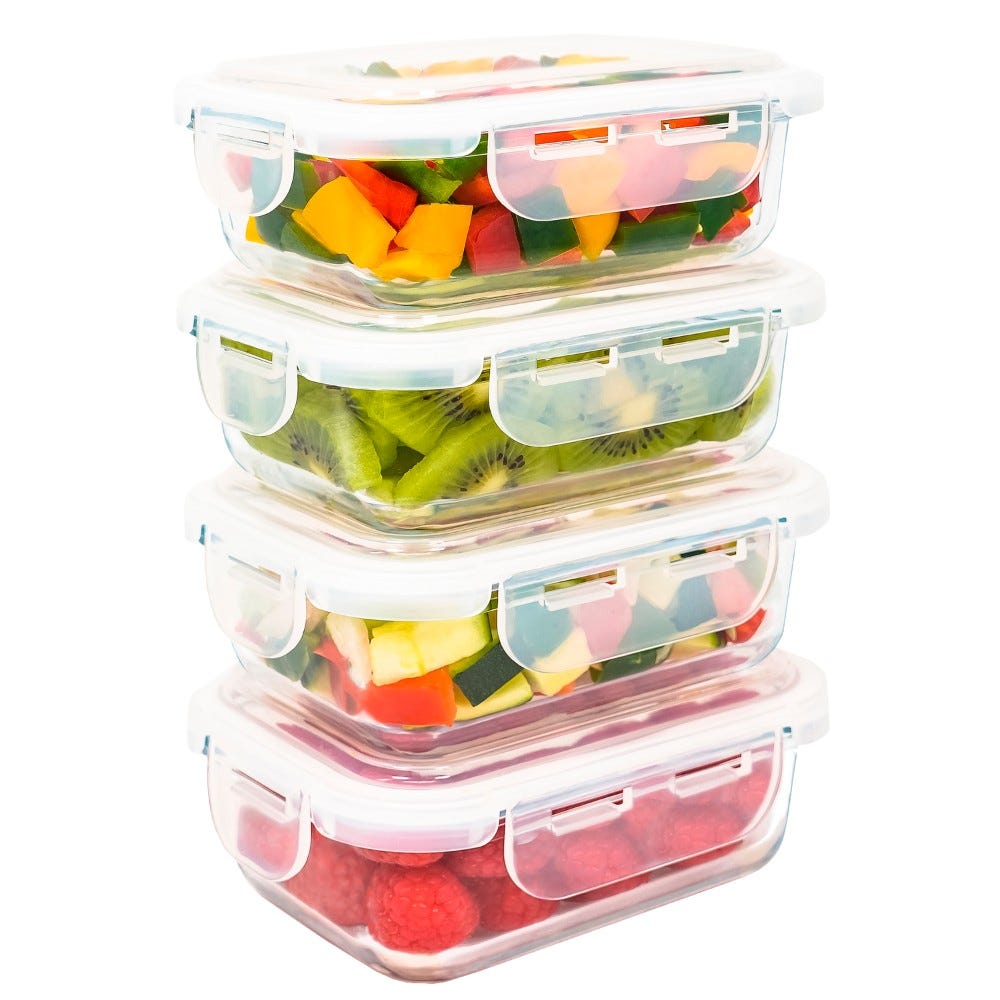 Max Home Pack 8 contenitori ermetici in plastica da 0,2 a 4,5L | Leroy Merlin Max Home Pack 8 contenitori ermetici in plastica da 0,2 a 4,5L | Leroy Merlin
