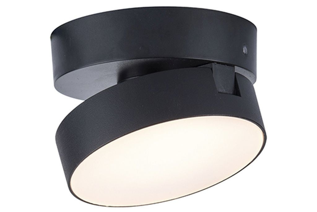 Spot LED Stanos czarny 6,8W Odcienie bieli 400lm aluminium wym:5,5x10x10cm IP20 Lutec
