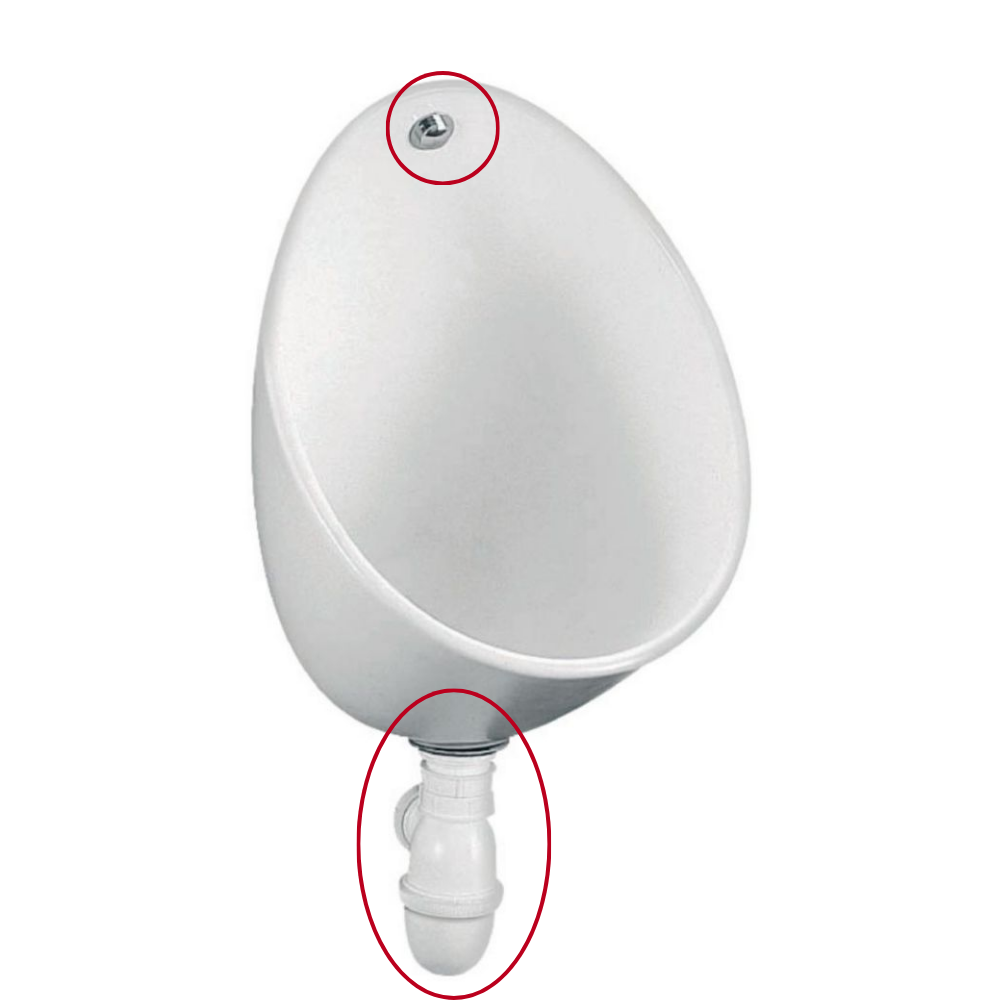 Shell Urinal Sensor Jacob Delafon - Equipo completo para Shell Urinal 2 | Leroy Merlin