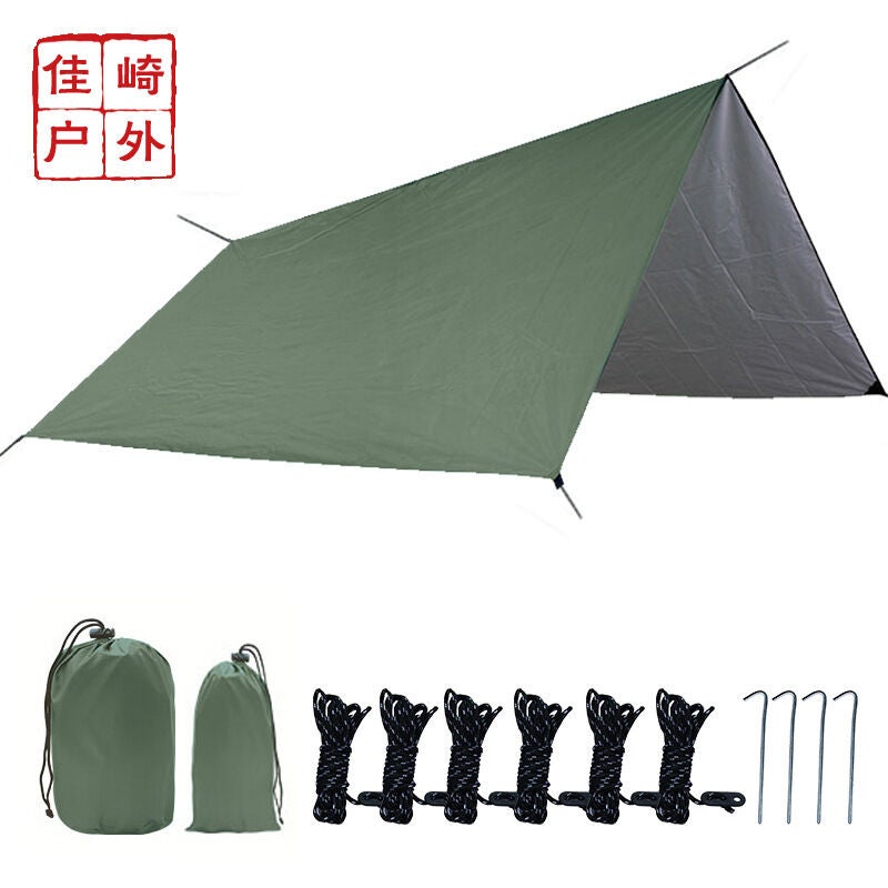 Bâche légère 170gr/m² vert 6m x 10m