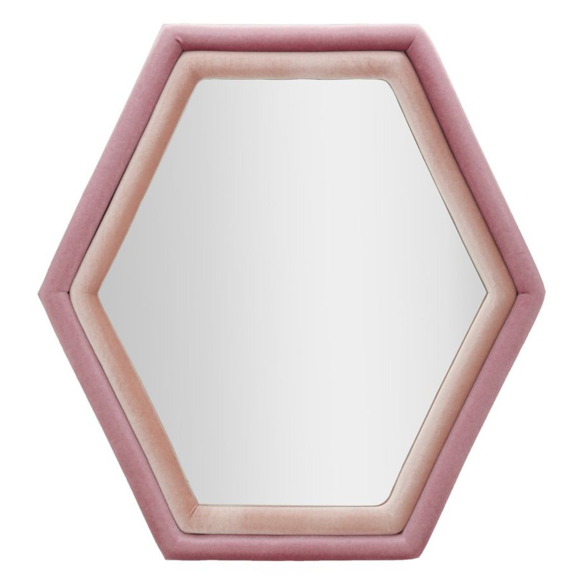 Lustro w Ramie Hexagon 1, MDF, Wielokolorowy, Seven Design