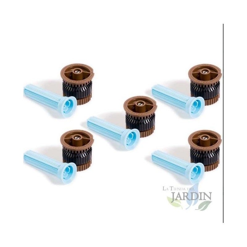 Rain Bird Buse HE-Van-8 Pour Arroseur Statique, Par Exemple 1804, 5 Pièces, Haute Efficacité, Vert Foncé, Portée De 1,5 M à 2,4 M, économie D'eau (10