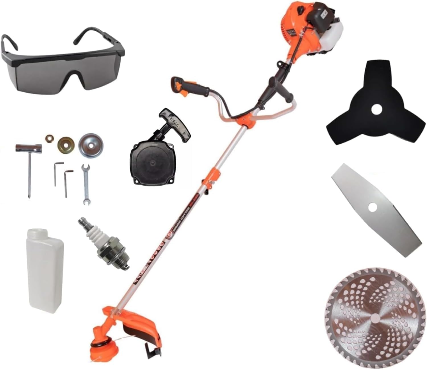 Débroussailleuse Multifonction MTC 25 à Moteur 2 Temps 25,4 Cm3 Puissance 0,75 K