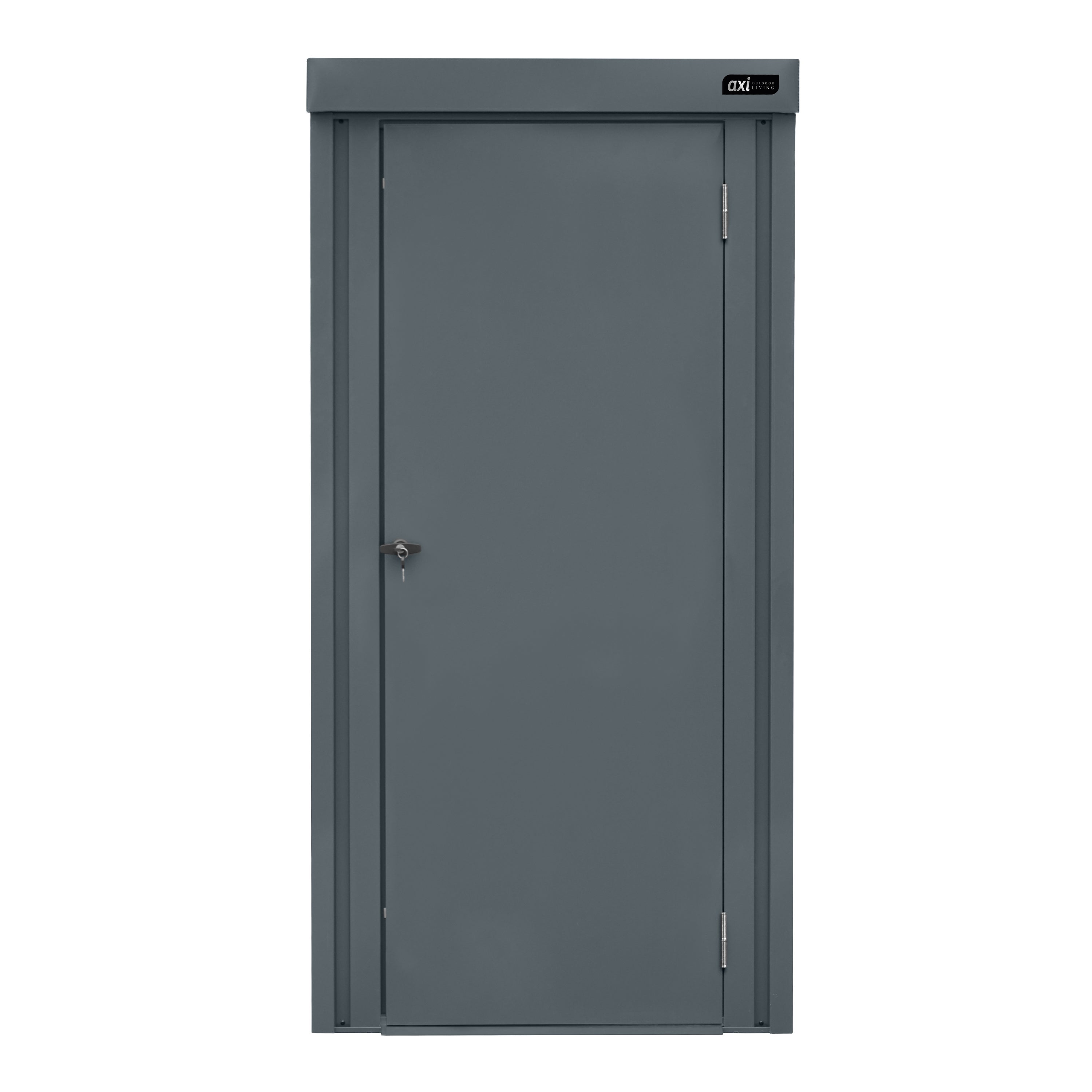 AXI Hector Premium Armoire de Jardin, 1300L, en Acier Galvanisé| Armoire Exterieur, Toit Incliné | Armoire de Rangement Extérieur | Serrure avec 2 - 6