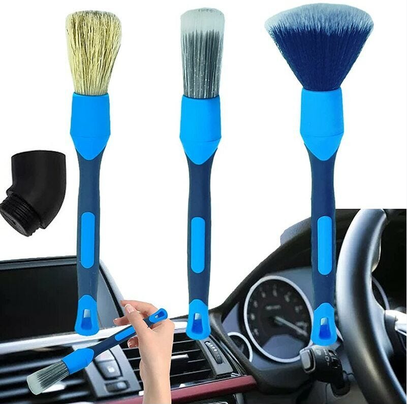 Set Pennelli Pulizia Auto Set Di 8 Pennelli Per Pulizia Auto Interni - Setole Morbide, Per Bocchette Aria, Cruscotto, Sedili Set Dettagliatura Auto Set Pennelli Pulizia Auto Set Di 8 Pennelli Per Pulizia Auto Interni - Setole Morbide, Per Bocchette Aria, Cruscotto, Sedili Set Dettagliatura Auto