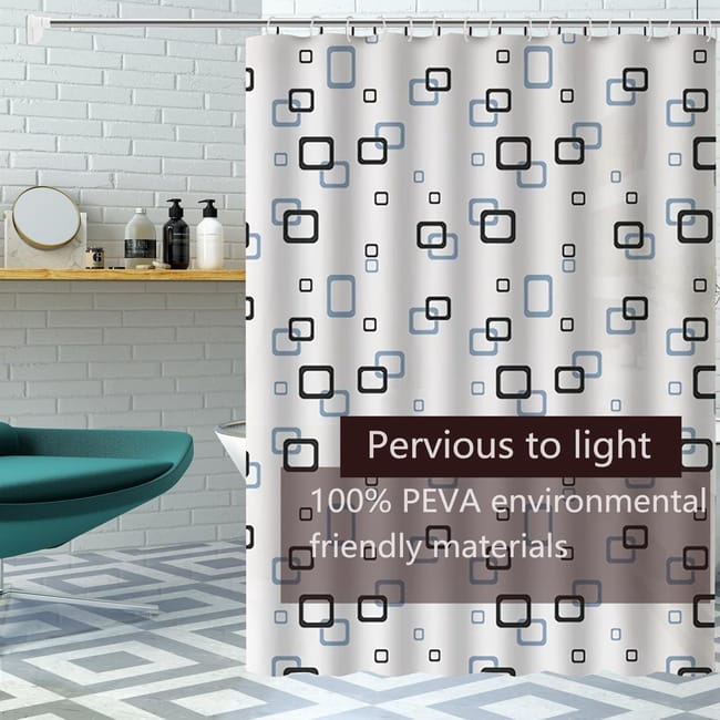 ZhHaoXin Home Tenda Doccia, 100% Tessuto Plastificato PEVA Materiale Muffa Resistente Impermeabile con Ganci, Adatto per Bagno, Hotel, 150 * 200 ZhHaoXin Home Tenda Doccia, 100% Tessuto Plastificato PEVA Materiale Muffa Resistente Impermeabile con Ganci, Adatto per Bagno, Hotel, 150 * 200