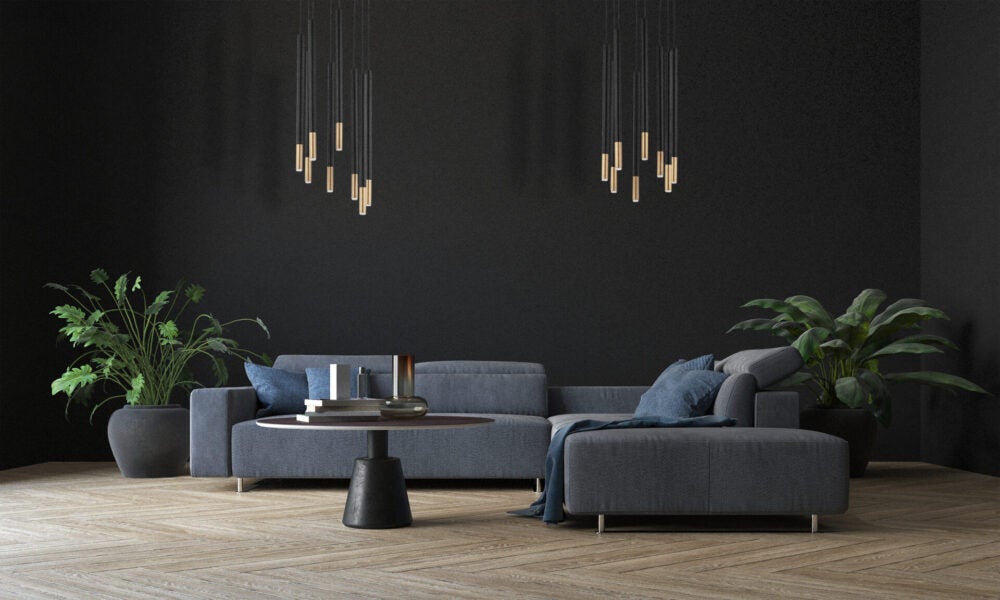 Lampa wisząca Sopel Due czarno-złota 8xG9x3W dekoracyjna wym: 100 x 30 x 30 cm metal SIGMA