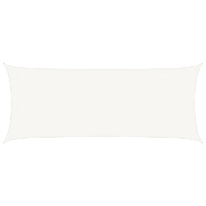 Żagiel przeciwsłoneczny biały 160 g/m² 2 x 4,5 m HDPE